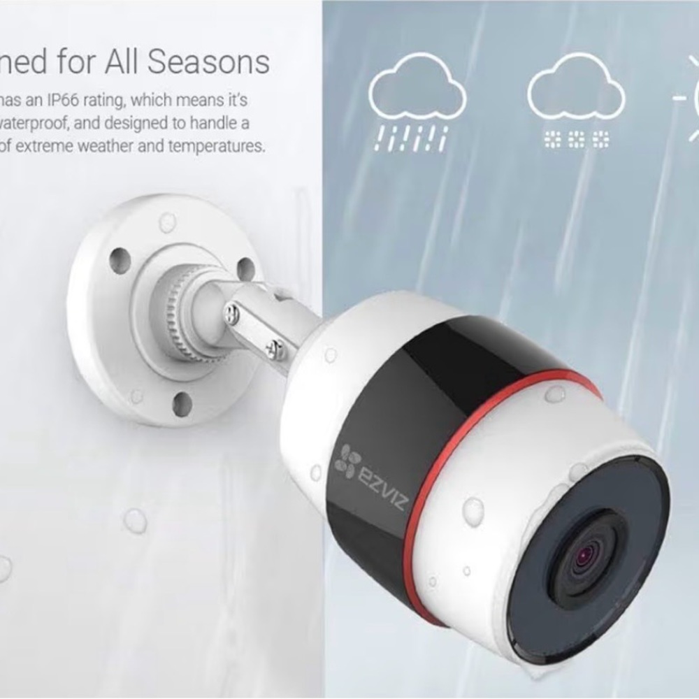 EZVIZ Husky Wi-Fi 1080p HD Outdoor Weatherproof Night Vision Security Camera